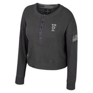 Colosseum Operation Hat Trick CSUF Booyah Thermal Henley - Charcoal